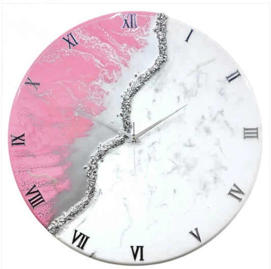 Resin Customizable Luxury Clock | Luxury Statement Wall Timepieces