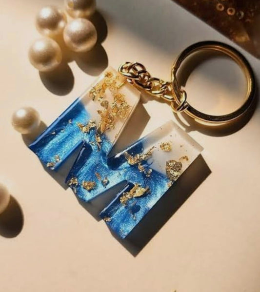 Resin Customizable Alphabet keychains | The Everyday Luxury Collection
