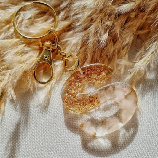 Resin Customizable Alphabet Keychains | The Everyday Luxury Collection