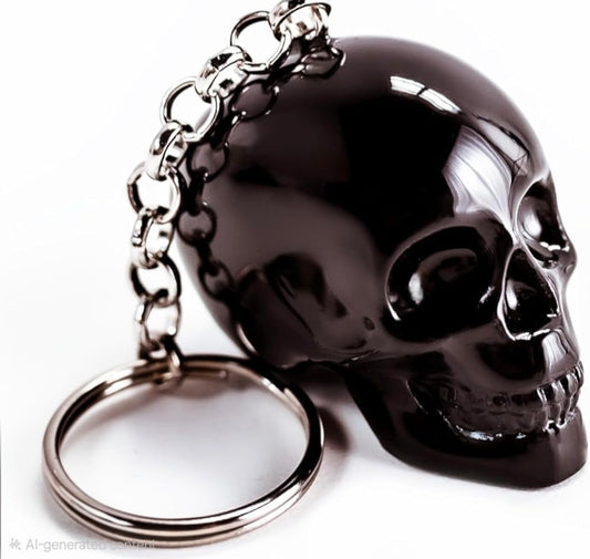 Resin Customizable Skull Keychain | Aesthetic Premium Keychain