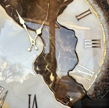 Resin Customizable Luxury Clock | Luxury Statement Wall Timepieces