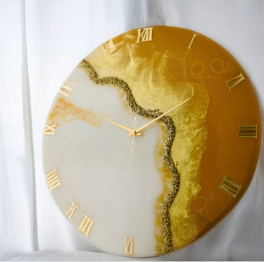 Resin Customizable Luxury Clocks | Luxury Statement Wall Timepieces