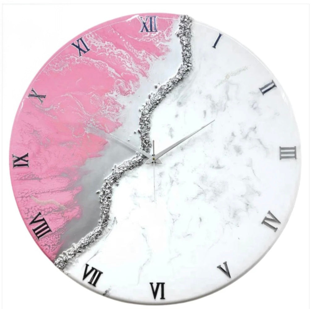 Resin Customizable Luxury Clock | Luxury Statement Wall Timepieces