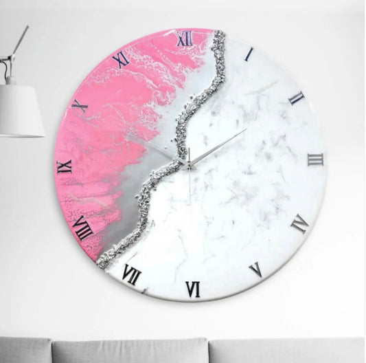 Resin Customizable Luxury Clock | Luxury Statement Wall Timepieces