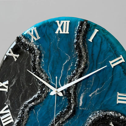 Resin Customizable Luxury Clock | Luxury Statement Wall Timepieces