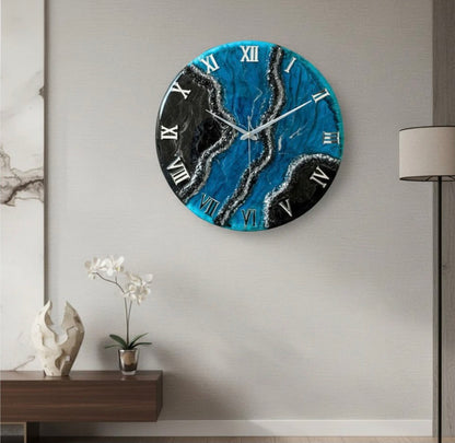 Resin Customizable Luxury Clock | Luxury Statement Wall Timepieces