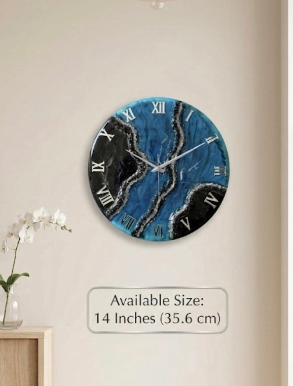 Resin Customizable Luxury Clocks | Luxury Statement Wall Timepieces