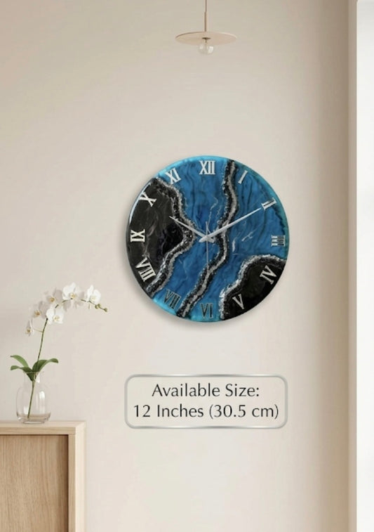 Resin Customizable Luxury Clock | Luxury Statement Wall Timepieces