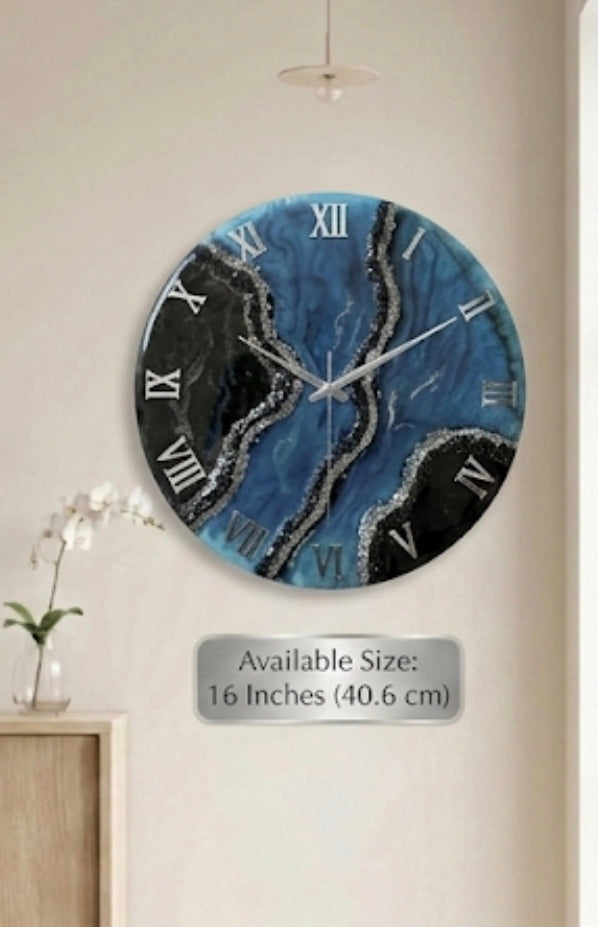 Resin Customizable Luxury Clocks | Luxury Statement Wall Timepieces
